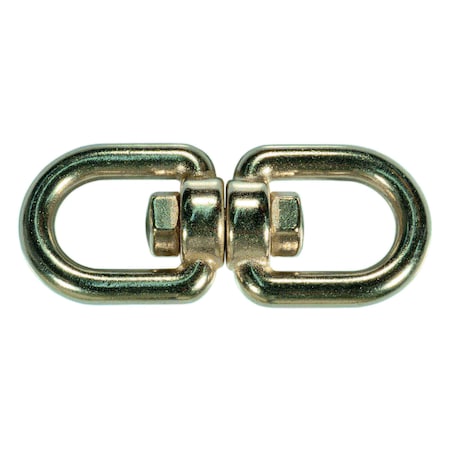 Midwest Fastener 1/4" x 2-1/2" 316 Stainless Steel Eye/Eye Swivels 2PK 35822